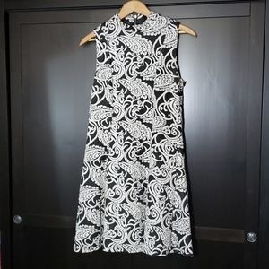 Black and White Pattern Dress
